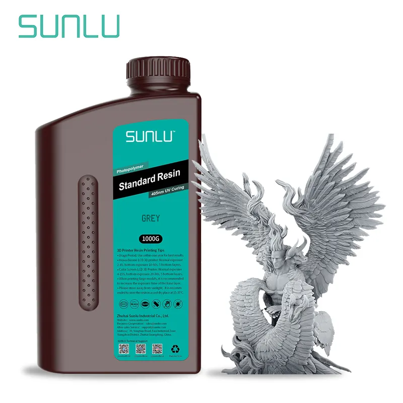 SUNLU Liquid Photovolymer สำหรับหล่อเครื่องประดับ3d การพิมพ์ประสิทธิภาพสูง Uv Sensitive เรซิ่น Tough