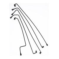 Ensemble de conduites flexibles en nylon PA12 avec connecteur rapide pour lignes d'alimentation/retour de carburant, diamètre 8-12 mm, certifié TS16949