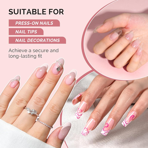 Adhésif à <span class=keywords><strong>ongles</strong></span> à séchage rapide 15ml, forte tenue <span class=keywords><strong>sans</strong></span> levage, non jaunissant, approuvé CE, norme de sécurité de l'UE, grande capacité - Product Image 6