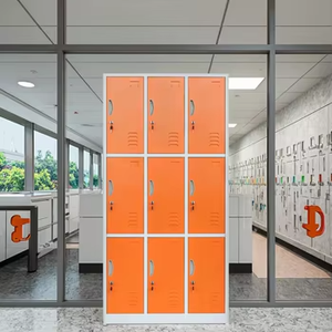 Casier de rangement personnel sécurisé, efficace, aéré, en métal, multi-compartiments, verrouillable, avec ventilation pour l'école, l'usine, la salle de sport - Product Image 4