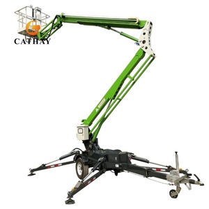 <span class=keywords><strong>Nouvelle</strong></span> plateforme élévatrice télescopique articulée remorquable CATHAY LIFT, 45 pieds, 60 pieds, 80 pieds, hydraulique, télécommande - Product Image 6