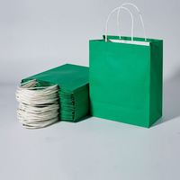 Sac shopping en papier kraft blanc Zara SZCX avec poignée noire et logo personnalisé pour chaussures