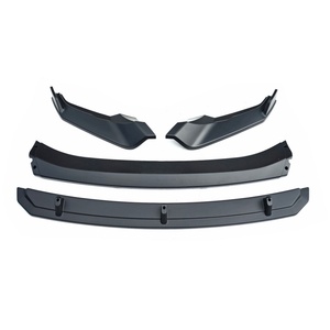 Welta Spoiler avant inférieur noir brillant en ABS haute résistance, déflecteur d'air, séparateur avant, kit carrosserie pour VW <span class=keywords><strong>Tiguan</strong></span> L R-Line 2022 - Product Image 4