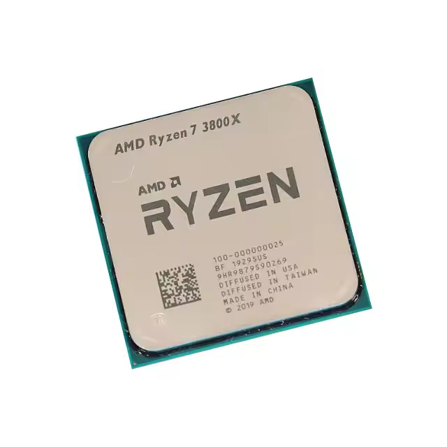 Used AMD R7 3800X 3.9 GHz up to 4.7GHz Eight Core 16 Thread Central Processing Unit R7 32MB Slot AM4