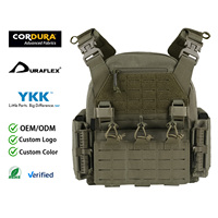 Chaleco Táctico Personalizado, Portaplacas Duradero con Sistema MOLLE, Equipo Táctico con Cinturón Ajustable para Deportes y Entrenamiento al Aire Libre