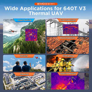 <span class=keywords><strong>AITEL</strong></span> EVO II Dual 640T V3 Dron profesional contra incendios 640x512 25Hz Sensor de imagen térmica 15km Retroiluminación LED de gran alcance 5,8g - Product Image 5