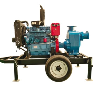 ปั๊มน้ำเครื่องยนต์ดีเซล75HP 10HP ชลประทานการเกษตรปั๊มน้ำแบบ priming ด้วยตนเอง - Product Image 4