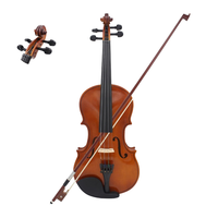Nouvelle annonce populaire prenant en charge les cordes de violon Alice arrière et latérale en érable assaisonné personnalisées avec étui en forme