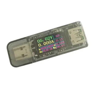 5A USB tester color screen, voltage and current meter, power capacity, fast charging protocol, charger treasure UT