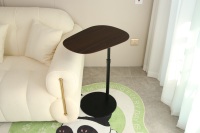 Table réglable en hauteur pneumatique ADA Furniture, table basse convertible en métal, design moderne, meubles de salon, table d'appoint