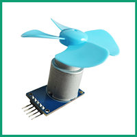 Module de ventilateur miniature avec contrôle de vitesse PWM, compatible 3V/5V pour microcontrôleurs STM32, ESP32 et série 51