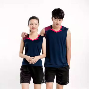 Vêtements de sport pour hommes en polyester respirant à séchage rapide, sublimation, pour tennis et badminton, vente en gros - Product Image 5