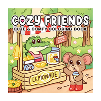 Livre de coloriage personnalisé recyclable avec des motifs de dessins animés mignons, format carré, pour enfants, pour améliorer la concentration