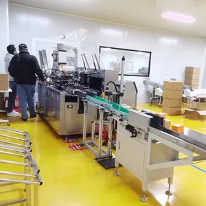 ייצור שקיות רוכסן אוטומטיות מכונת קרטון מנעול רוכסן שקיות לתוך מכונת אריזת קופסת נייר מכונת מילוי קופסה קטנה