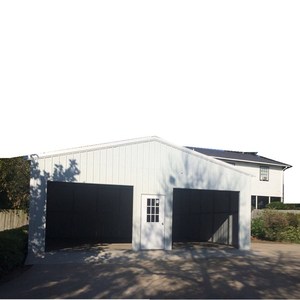 Bộ Kho Chứa Nhà Để Xe Dạng Mô-đun Lắp Ghép Dễ Dàng Kết Cấu Thép Nhà Kho Rộng <span class=keywords><strong>30</strong></span> Cửa Hàng Với Mái Che - Product Image 4