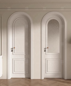 Modern Retro <strong>Interior</strong> French Wooden <strong>Doors</strong> High Quality Waterproof Solid Wood for Houses Bedrooms Hotels Villas Hospitals - Product Image 5