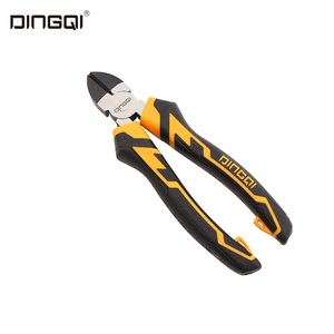 Dingqi Chuyên Nghiệp 7 Inch Dây Điện Cáp Máy Cắt Mini Cắt Chéo Kìm Với TPR Xử Lý - Product Image 3