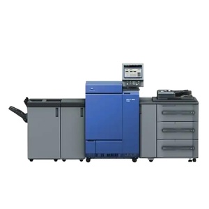 Imprimantes-copieurs d'occasion Konica Minolta DI C1100 C1085 A3 Pro Bizhub Press, machine couleur reconditionnée avec fonction fax, état neuf - Product Image 1