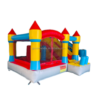 Juego al aire libre de alta calidad fiesta de colores niños inflable Combo Casa de rebote Castillo de salto comercial con tobogán