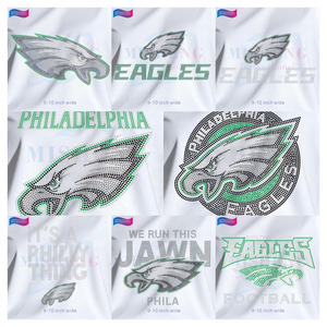 Trasferimento Termico con Strass Personalizzato per Logo di Squadre Sportive NFL a Prezzo di Fabbrica - Product Image 3