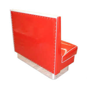 1950s रेट्रो चिकागो शैली डिनर बूथ सोफा विंटेज असबाब होटल और रेस्तरां के लिए - Product Image 3