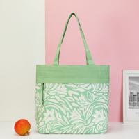 Sac fourre-tout en toile unie avec logo personnalisé, poche avant zippée, réutilisable, taille moyenne, pour acheteurs en gros, 116 caractères