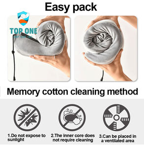 TopOne Luxury Memory Foam <b>Kids</b> Neck <b>Pillow</b> Comfortable U-Shaped Car Travel <b>Pillow</b> Portable and Foldable-Wholesale - Product Image 5