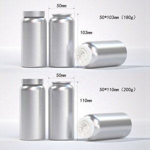Bouteille et pot en aluminium personnalisables, idéaux pour l'emballage de compléments alimentaires pour animaux de compagnie avec votre logo et votre design - Product Image 2