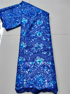 Última tela africana George Basin Riche para material de vestido de novia - Product Image 6