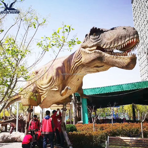 Dinosaurio T-Rex <span class=keywords><strong>Animatrónico</strong></span> de Metal y Silicona de Tamaño Real para Parques Temáticos - Modelo Personalizable HaiChuan para Interiores/Exteriores - Product Image 2
