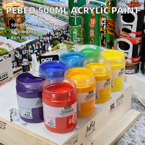 <span class=keywords><strong>Peinture</strong></span> <span class=keywords><strong>acrylique</strong></span> professionnelle <span class=keywords><strong>Pebeo</strong></span> 500 ml, haute concentration, pour <span class=keywords><strong>peinture</strong></span> murale et sur pierre, DIY, pour débutants et artistes, papier - Product Image 3