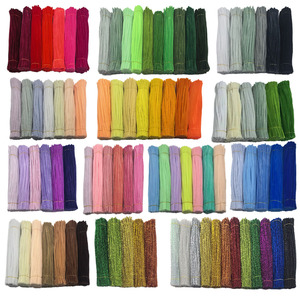 100 cái/gói ống sạch hơn nhà sản xuất Tự Làm Thủ Công Nguồn cung cấp Twist Gậy Chenille dây Chenille gốc 8mm thủ công ống chất tẩy rửa - Product Image 6