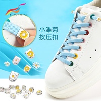 Système de lacets sans nœuds en métal plat, embout brillant en diamant, boucle de lacet de chaussure, pinces à griffes avec dents