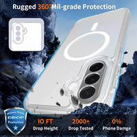 Étui de protection intégrale pour objectif d'appareil photo, antichoc, en PC rigide et TPU mat, pour Samsung Galaxy A17 A06 A16 A56 A37 A27 A57
