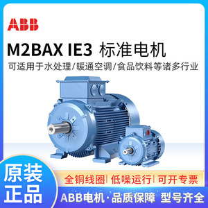 มอเตอร์ ABB รุ่น M2BAX ซีรีส์ 0.25KW 355KW แบบสามเฟส อะซิงโครนัส โครงเหล็กหล่อ 4 โพล IE3 สำหรับอุปกรณ์เครื่องจักรกล - Product Image 5