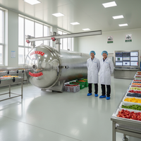 RVS 304 vacuüm energiezuinige machine voor gevriesdroogd fruit (aardbei, bosbes, banaan) ISO9001, rechtstreeks van de fabriek