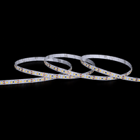 Bande lumineuse LED décorative pour hôtel et restaurant, 12V 2835 120LEDs/m 8mm 3000K blanc chaud IP20 avec adhésif 3M
