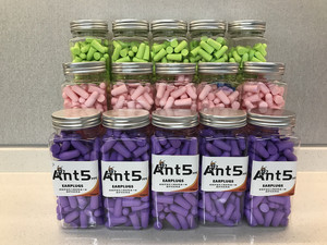 ANT5PPE NRR 33 dB-Schaumstoff-Ohr stöpsel Leichte, komfortable PU-Geräusch reduzierung Gehörschutz Wieder verwendbare Schlaf-Ohr stöpsel mit Code - Product Image 6