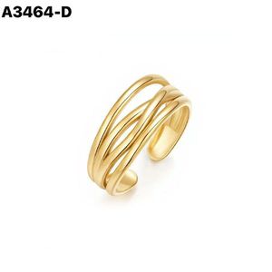 Amy Amy Fashion <b>Ring</b> A3464 Stainless Steel Geometric Modern Women's Daily Wear Jewelry Gift - Product Image 3