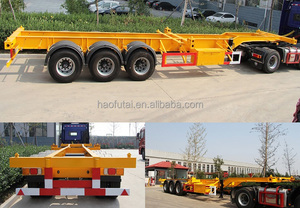 รถกึ่งพ่วงโครงรถ40ตัน2เพลา20ฟุต30ฟุต40ฟุต40ฟุตตู้คอนเทนเนอร์ - Product Image 6