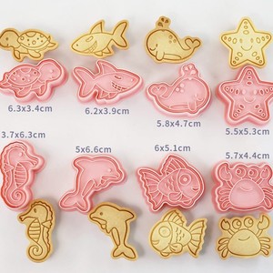 Set di Tagliabiscotti a Tema Animali Marini, Confezione Regalo per Piccoli Biologi Marini - Product Image 3