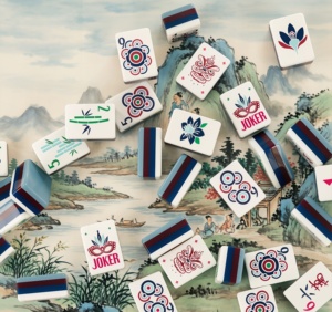 Tessere di Mahjong Americane di Lusso OEM, Design Moderno in Acrilico Grigio, Opere d'Arte Mahjong Americane, Tessere Classiche di Mahjong - Product Image 3