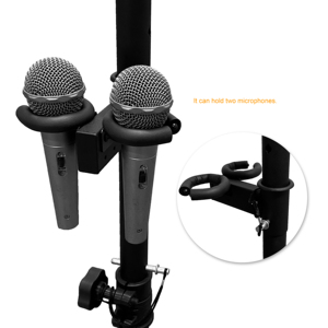 LCD-1-1B Mobile Karaoke TV <b>Stand</b> with <b>Microphone</b> Holder for 20-29 inch Screens - Product Image 5
