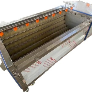 Machine à éplucher et nettoyer les taros et pommes de terre de type U, 380V, pour usine de transformation de légumes et fruits - Product Image 2
