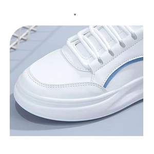 Nuevo diseño Casual mujer chica suave blanco Faux Suede Zapatos estilo Simple salvaje estudiante diseño amortiguación ligero estilo para caminar - Product Image 5