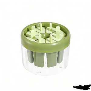 Moule à glaces et à crème glacée en plastique alimentaire avec couvercles pour usage domestique, pour faire des glaces, des glaçons et de la crème glacée maison - Product Image 5