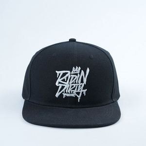Gorras de Hip Hop con Logotipo Bordado Plano Personalizado al por Mayor, Gorras Snapback de Moda con Acabado de Alta Calidad - Product Image 3