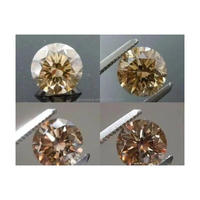 GP Natural Champagne Diamond Round Cut Natural Loose Diamond cognac fantaisie vente en gros