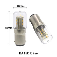 Ampoule LED BA15D Midcars Ba15s 10-30V 120V 240V, lampe de signalisation pour navigation marine, bateau, yacht, éclairage industriel, blanc