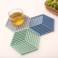 Tapis modulaires en silicone pur sans BPA – Sous-verres résistants à la chaleur, tapis de séchage pour évier, design modulable, personnalisation de marque, style nordique